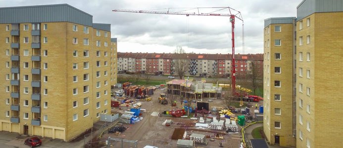 Här bygger ABK 37 nya bostäder