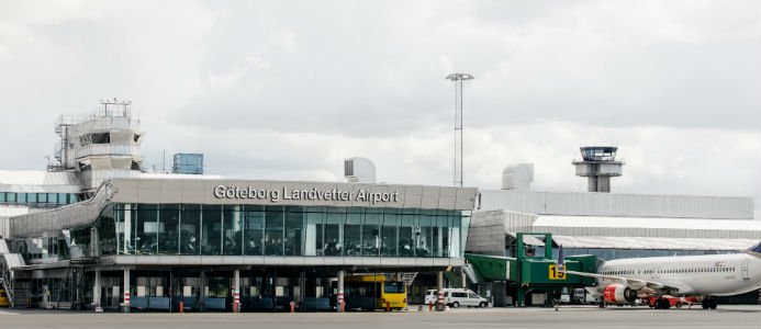 Bioflygbränsle tankas i Göteborg