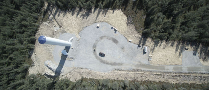 Välkomnad vindpark i Lehtirova