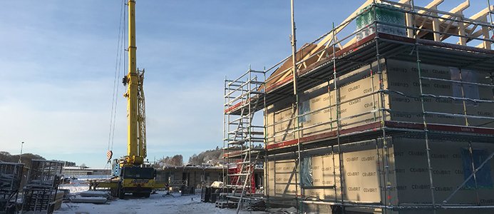 Projektet Stallarna byggs för Lilla Edets invånare