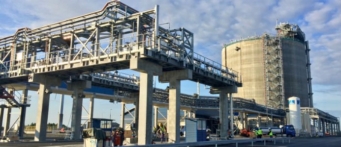 Största LNG-terminalen i Norden