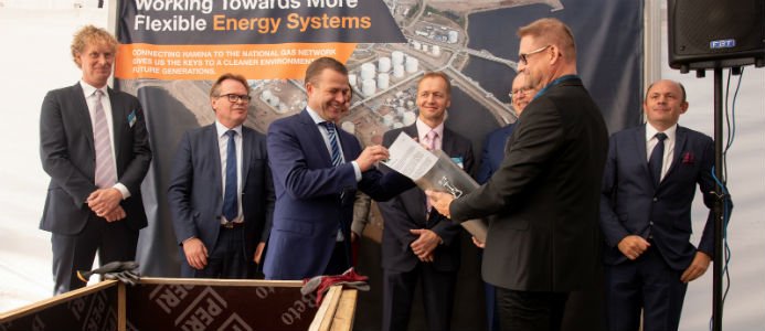 Spadtag för Wärtsilä-byggd LNG-terminal