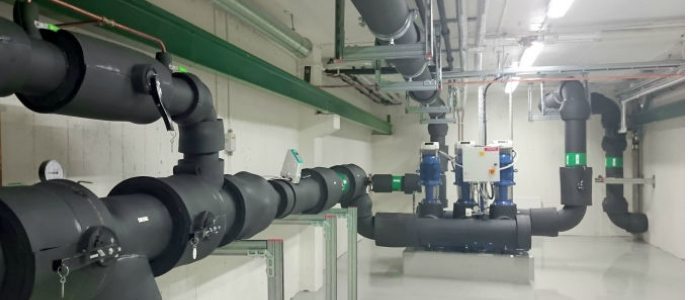 Utbyggda vattensystem på S:t Görans sjukhus