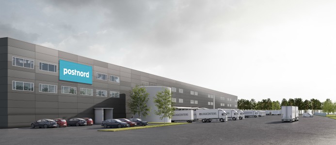 Logicenters bygger PostNords nya terminal