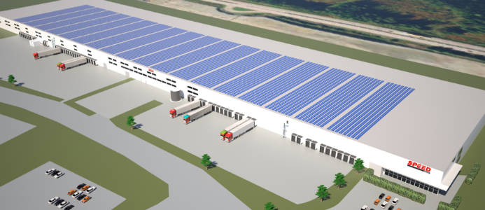 Nordens största solcellsanläggning på tak