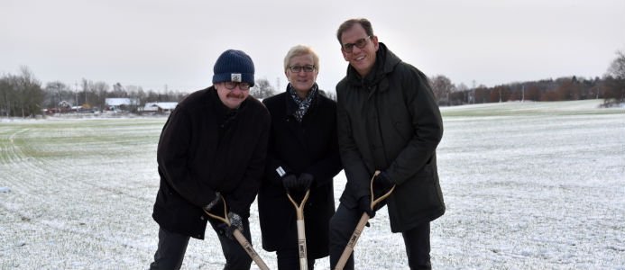 Spadtag för nytt lager