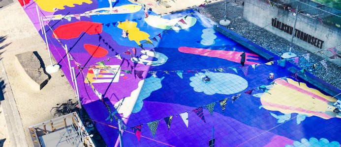 Massiv markmålning i Göteborg