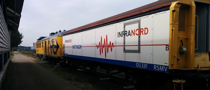 Unik mätmaskin tar reda på hur järnvägsspåren slits