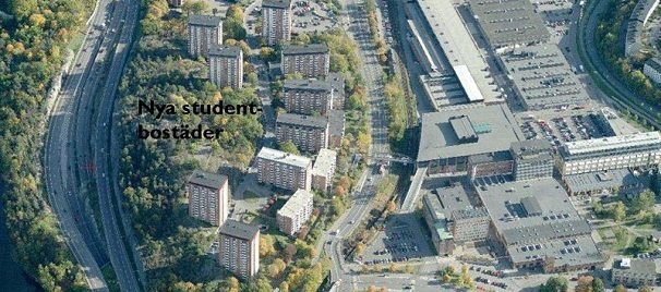 500 nya studentbostäder i Nacka