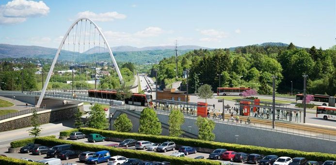 NCC bygger nav för kollektivtrafiken i Bergen