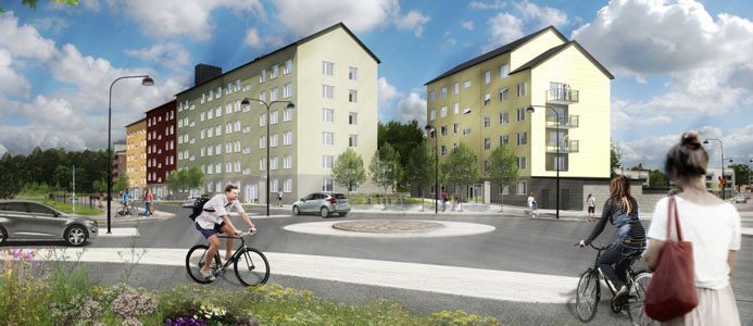Ny stadsdel växer fram i Linköping