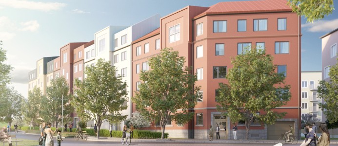 NCC bygger 131 lägenheter åt Riksbyggen