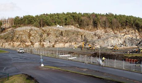Markarbetet på Änglagården fortsätter