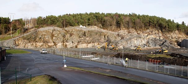 Markarbetet på Änglagården fortsätter