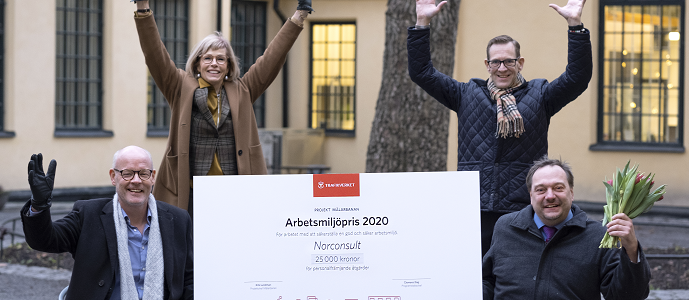 Prisade för god och säker arbetsmiljö på Mälarbanan