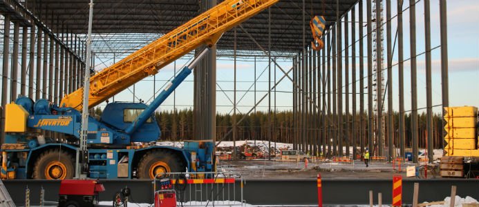 Arbetsmiljöproblem vid Northvolts bygge