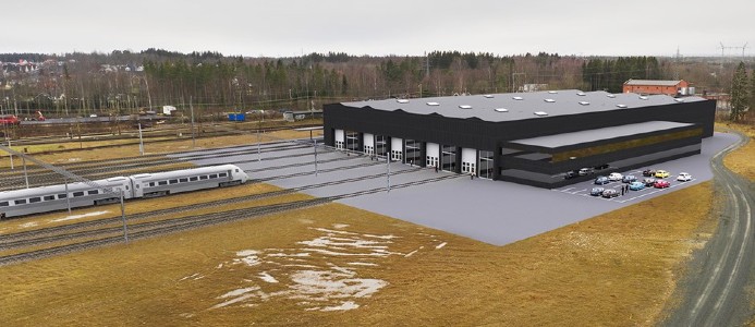722 miljoner kronor investeras i tågdepå