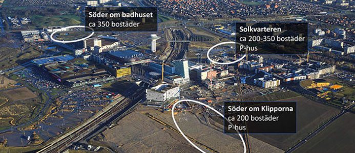 Här planeras 850 nya bostäder i Malmö