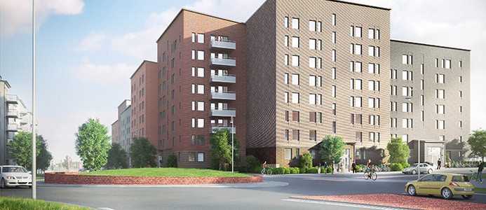 JM bygger nya yteffektiva lägenheter