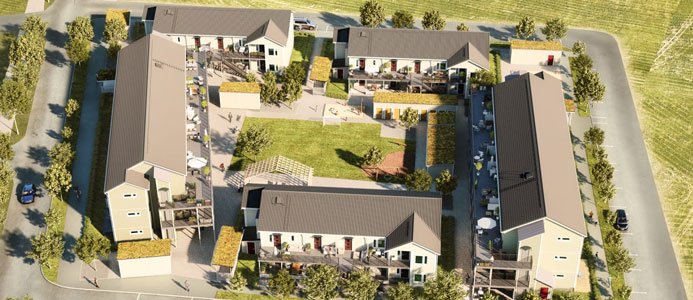 OBOS bygger 100 bostäder i Dalby