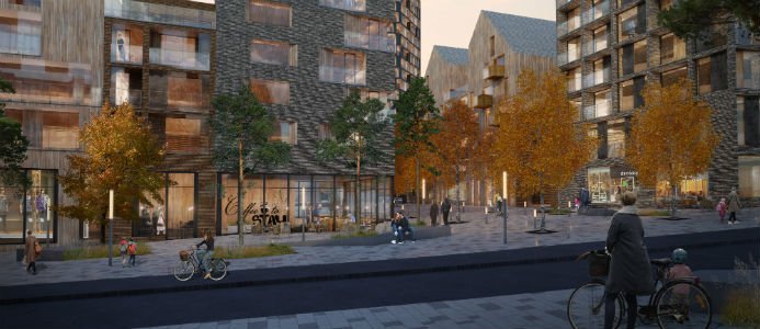 Nya stadsdel inspireras av trähustradition
