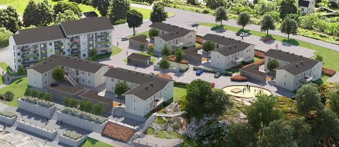 100 nya lägenheter i Kungsbacka