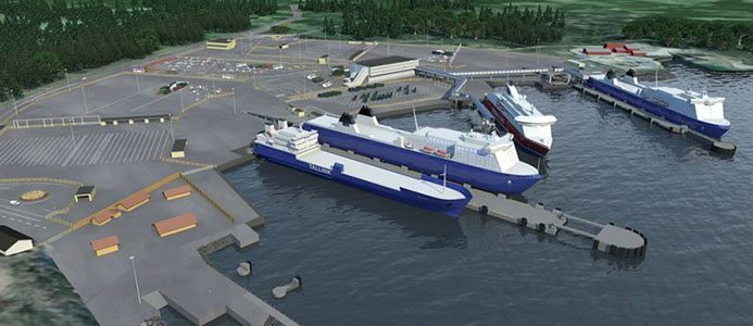 Peab bygger ut hamnen i Kapellskär