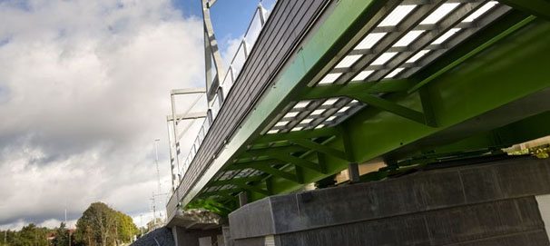 Sveriges första svängbro med dubbelspår