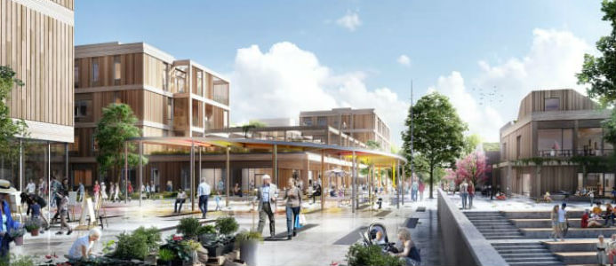 Arkitema ritar stort projekt på tidigare flygplatsområde