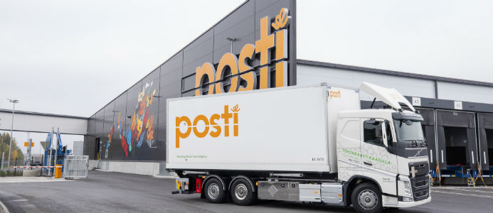 Finsk post fraktas nu med naturgas