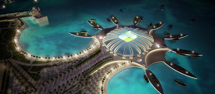 Spana in Qatars nya fotbollsarenor inför VM 2022