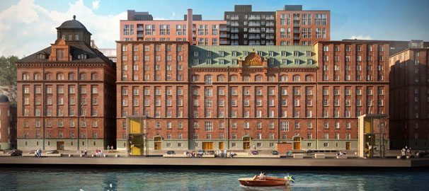 Kulturmärkt industribyggnad blir moderna bostäder med fantastiskt läge