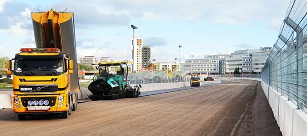 Peab förvandlar Solvalla till racingbana
