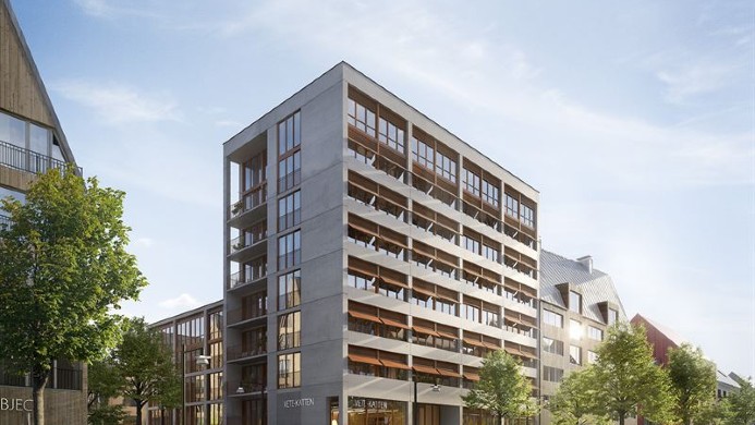 Illustration av Raw Rosendal i Uppsala. Illustration: RAW Property