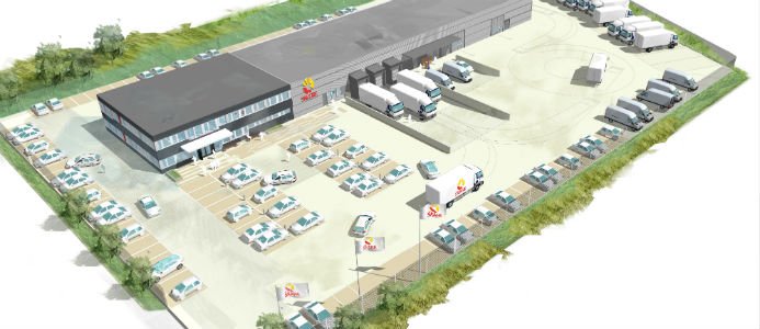 Wihlborgs bygger ny transportanläggning