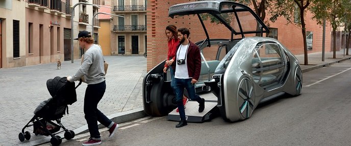 Renault visar nytt koncept på bilsalongen i Géneve. Foto: Renault