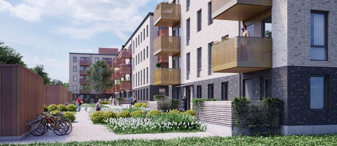 Riksbyggen bygger i Kalkbrottet, Limhamn