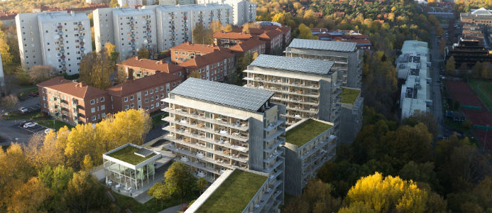 Solel i bussbatterier kapar toppar i bostäder