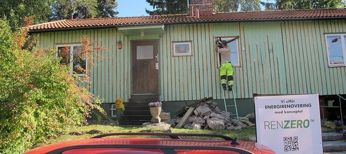 40-talsvilla renoveras till lågenergihus i pilotprojekt