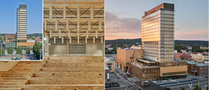 Nu öppnar en av världens högsta träbyggnader