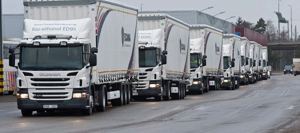 Andelen förnybara drivmedel ökar stadigt i transportsektorn