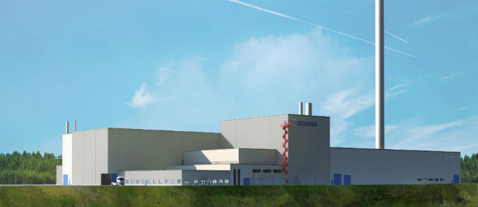 Byggkoncernen Skanska bygger åt Scania i Södertälje. Bild: Skanska