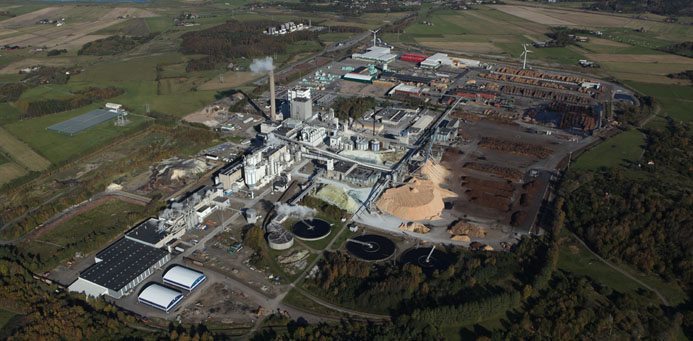 Utbyggnad av massafabrik i Värö