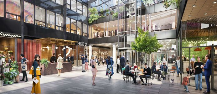 Nya Sergelgatan i centrala Stockholm