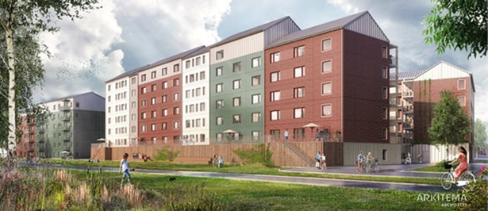 Serneke tecknar avtal för 194 lägenheter