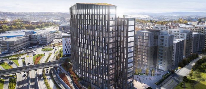 Skanska investerar i kontorsprojekt i Oslo