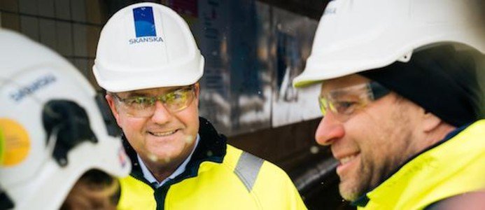 Skanskas vd Anders Danielsson. Bild: Skanska