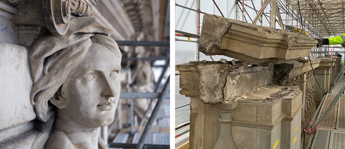 Reportage: Slottet inne på sin mest komplicerade etapp