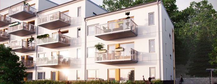 Soliga bostäder i Östra Göteborg