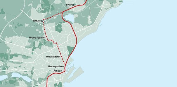 Danmark får modern spårvägslinje